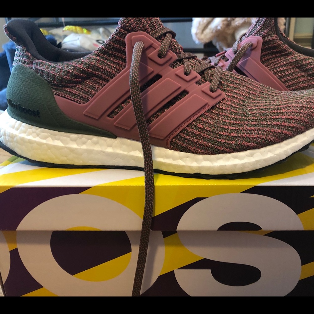 New Adidas UltraBoost in Pink Olive
